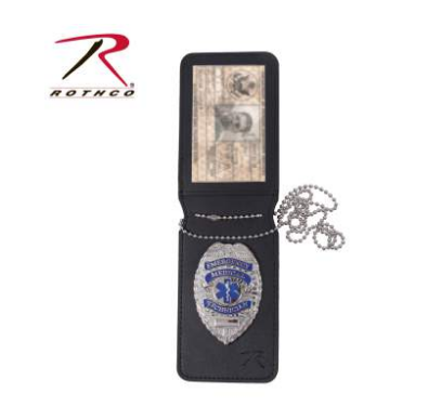 ROTHCO UNIVERSAL LEATHER BADGE & ID HOLDER