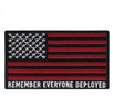 Rothco R.E.D. Flag Patch (Remember Everyone Deployed)