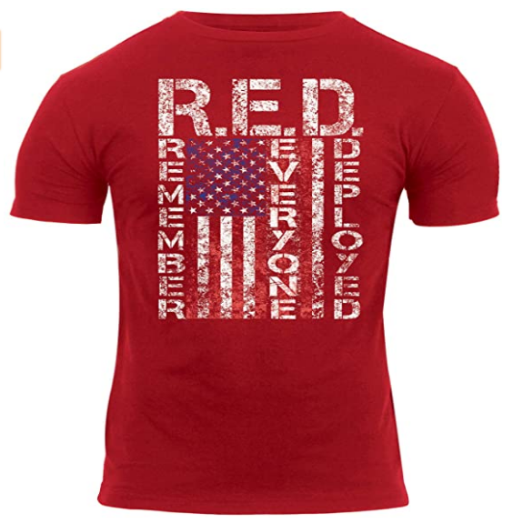 Rothco Athletic Fit R.E.D. (Remember Everyone Deployed) T-Shirt