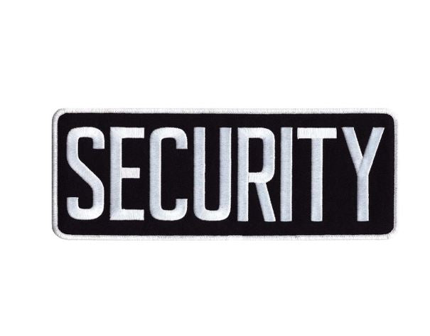 Hero's Pride Security Back Patch 11X4