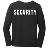 Custom Imprinted Security Long Sleeve