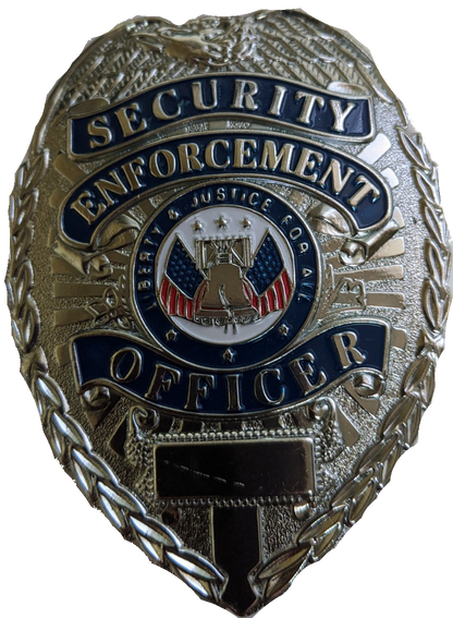 Deluxe Security Enforcement Officer's Badge - Novelty Item