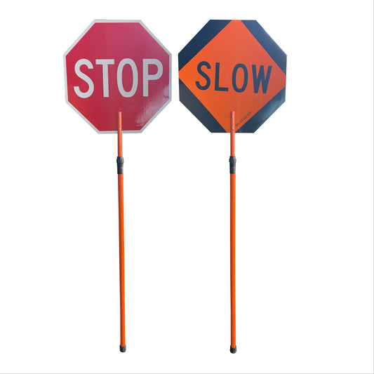 Stop/Slow Sign Poles