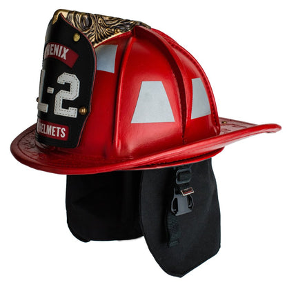 Phenix Traditional Leather Firefighting Helmet - Fire Helmet