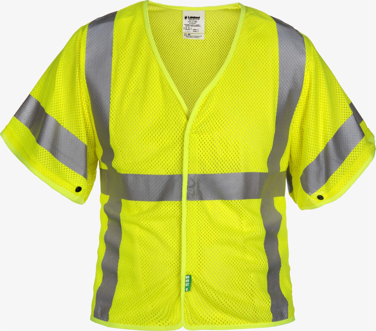 Class 3 Mesh FR Modacrylic High-Vis Sleeved Vest By Lakeland Industries