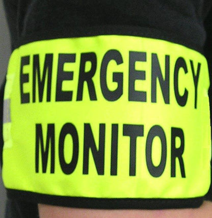 Incident Command Custom Printed Reflective Arm Bands