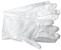 White Parade Gloves with PVC Grip Dots and Vent Cuff