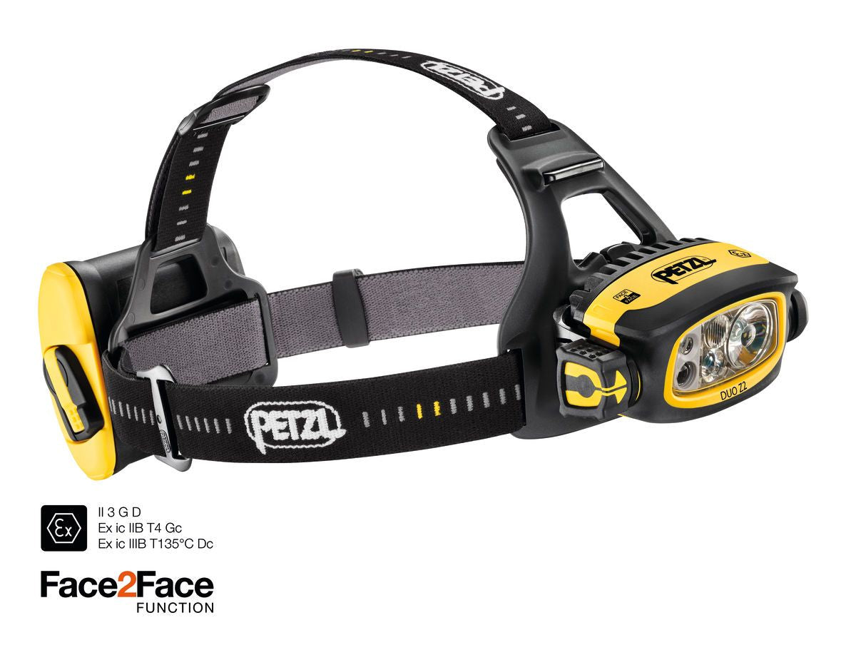 Petzl DUO Z2 430 lumens, durable, waterproof, with face2face technology