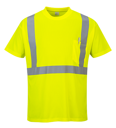 Portwest Hi-Vis Pocket T-Shirt