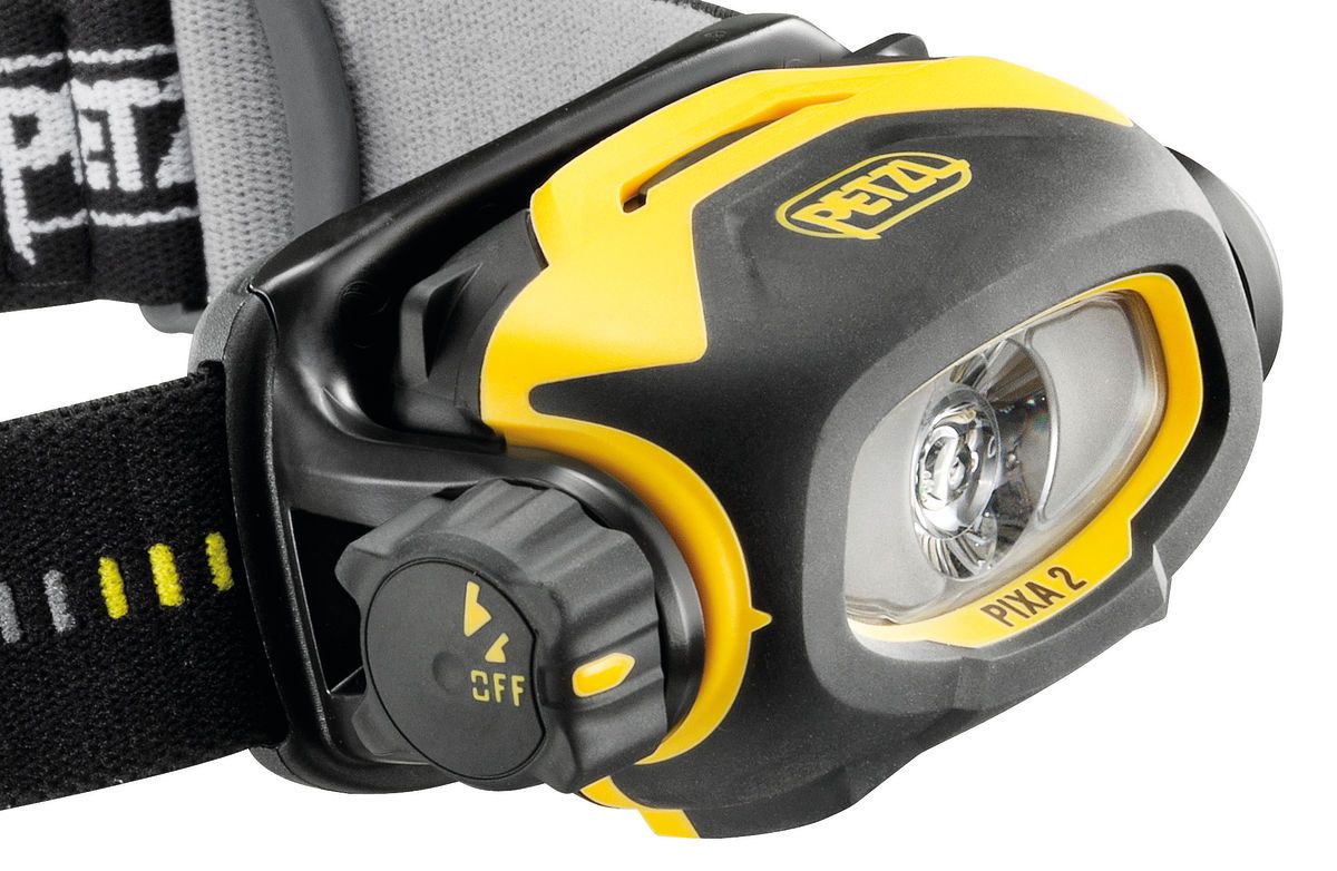 Petzl PIXA 2 80 lumens, constant lighting, mixed beam, wide range & movement, class I div II