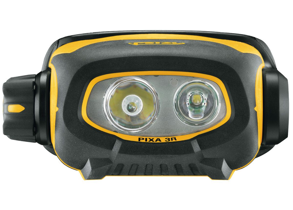 Petzl PIXA 3R 90 lumens, rechargeable, constant lighting, multi-beam, wide range, movement & long distance