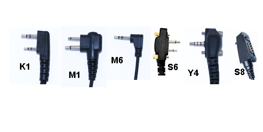 Surveillance Earpiece with PTT Microphone 