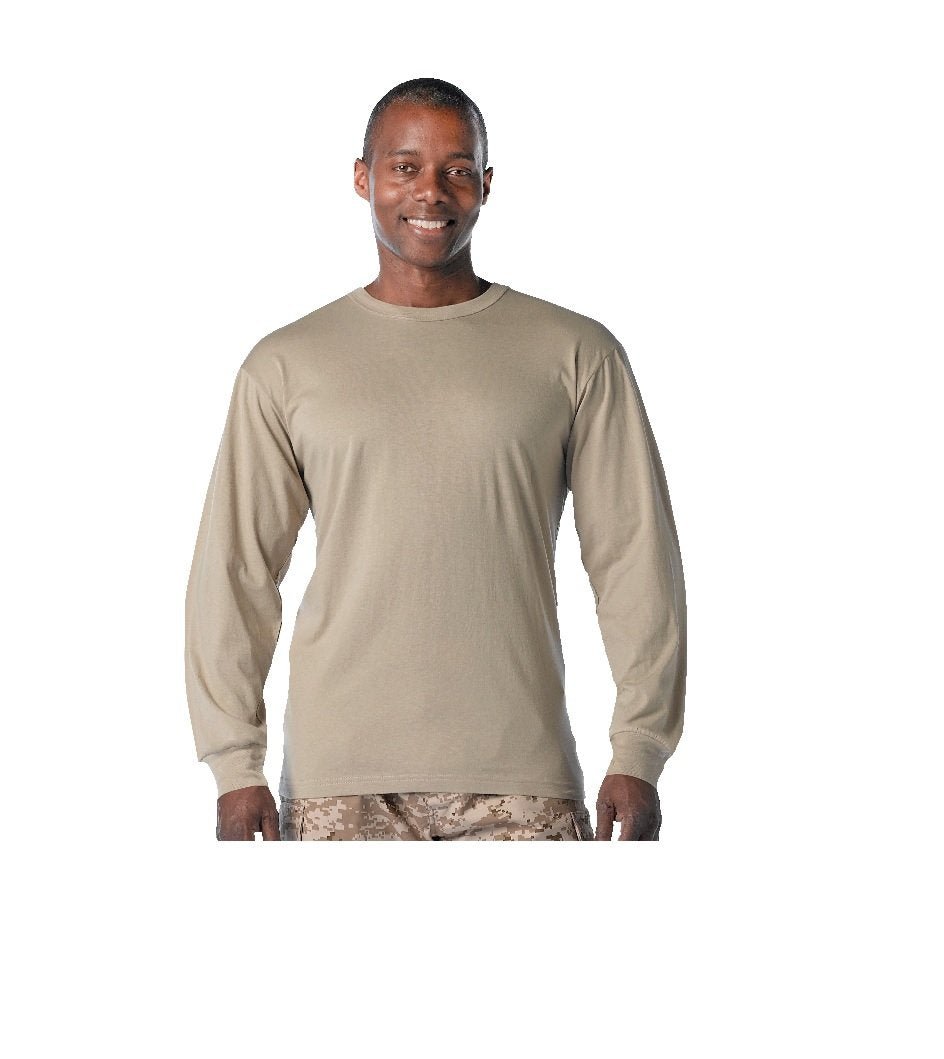 Rothco Long Sleeve Solid Cotton T-Shirt
