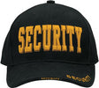 Security Baseball Style Cap in Gold