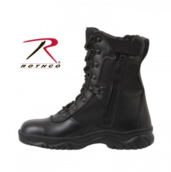 Rothco Forced Entry 8" Tactical Boot With Side Zipper