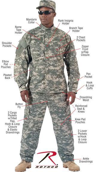 Army Combat Uniform Pant Mil Spec