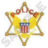 Police 6 Point Star Embroidery