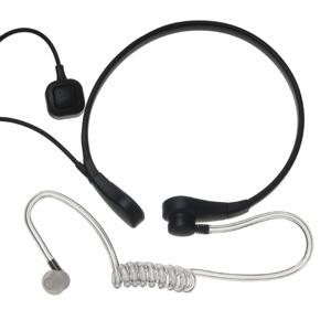 Throat Mic with Finger PTT Mic 