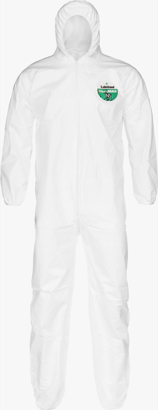 MicroMax NS Coverall - Hood, Elastic Wrist/Andlke by Lakland Industries