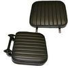 Seat bracket/seat & back cushions - black