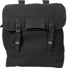 Rothco Heavyweight Black Jumbo Musette Bag