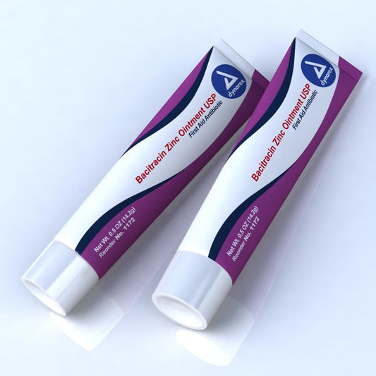 Bacitracin Zinc Ointment - 0.5 oz tube 72 per case
