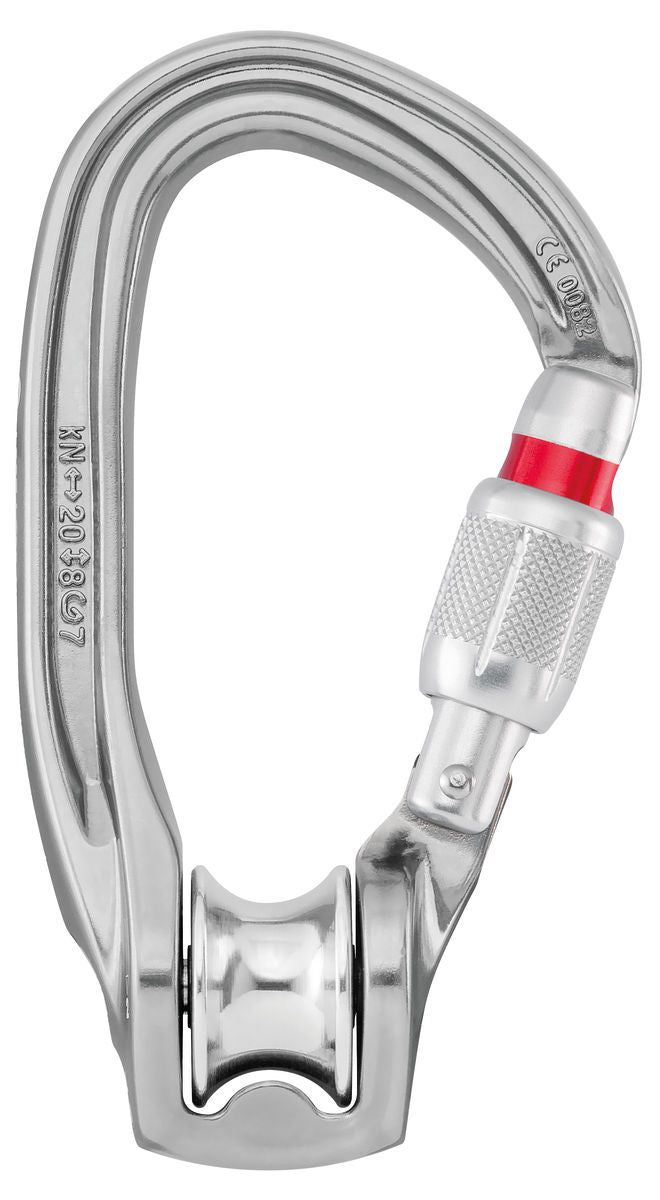 Petzl ROLLCLIP Z H-frame pulley carabiner