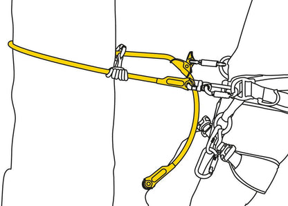 Petzl MICROFLIP flipline lanyard for arborists