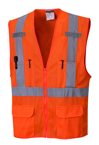 Portwest Atlanta Hi-Vis Mesh Vest