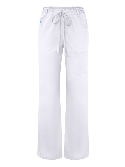 Adar Indulgence Women's Jr Mid Rise Straight Leg Scrub Pants