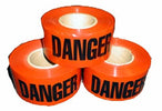 Danger Barricade Tape in Red