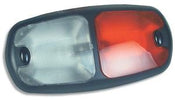 Weldon Red/Clear Interior Lamp, Euro-Style ON/OFF Switch (8086 SERIES)
