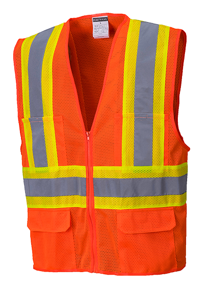 Portwest Tulsa Contrast Hi-Vis Vest