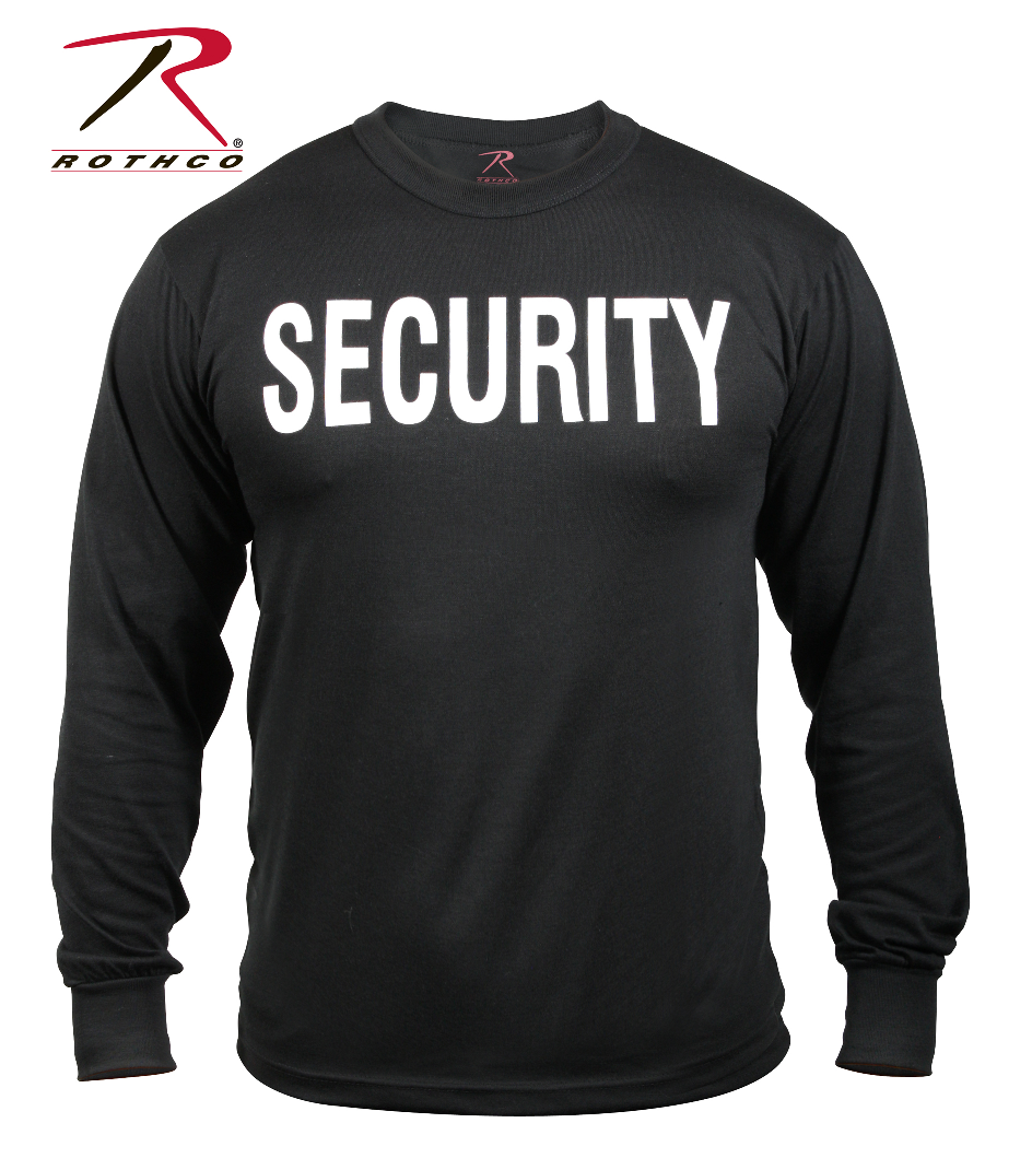 Rothco 2-Sided Security Long Sleeve T-Shirt