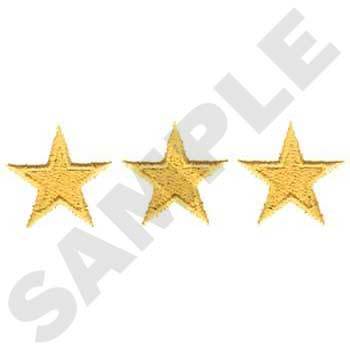 Lt. General/Assistant Chief Collar Embroidery