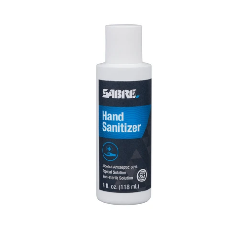 Case of SABRE 4 OZ Liquid Hand Sanitizer