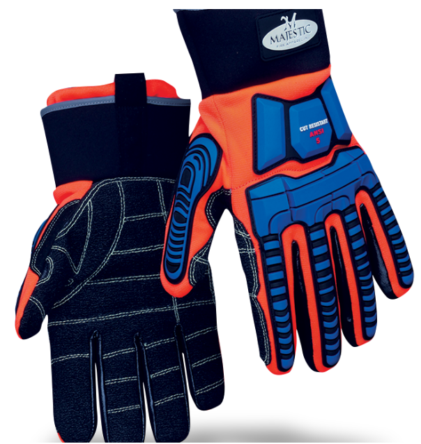 Majestic Leather Palm Mechanics Glove - Emergency Responder Products