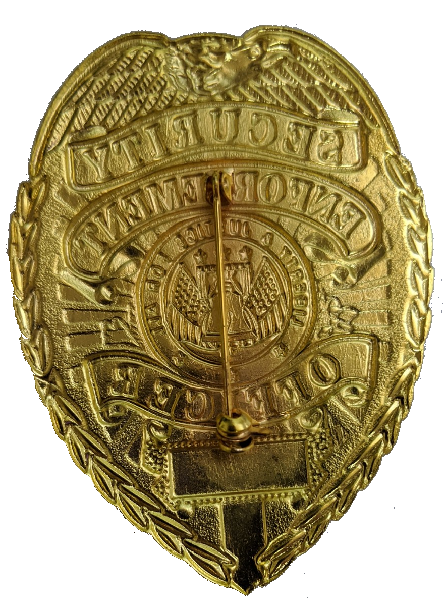 Deluxe Security Enforcement Officer's Badge - Novelty Item