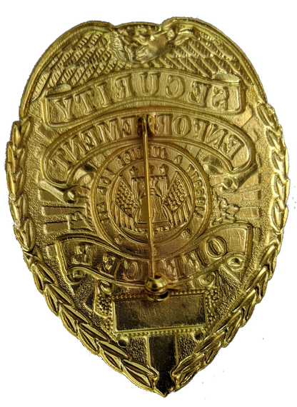 Deluxe Security Enforcement Officer's Badge - Novelty Item