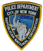 Police Department 2004 Republican National Convention Patch