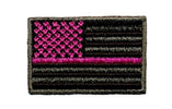 Hero's Pride U.S. Flag w/ Pink Stripe Patch 1-1/2X1"