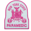 Hero's Pride Pink New York State Paramedic Patch 4X4 - 3/4"