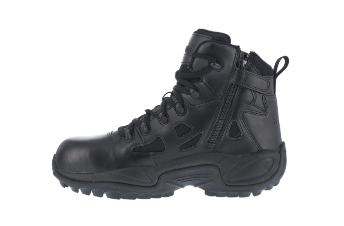 Reebok Men s Rapid Response 6 Stealth Boot With Side Zipper Emergency Responder Products 911ERP