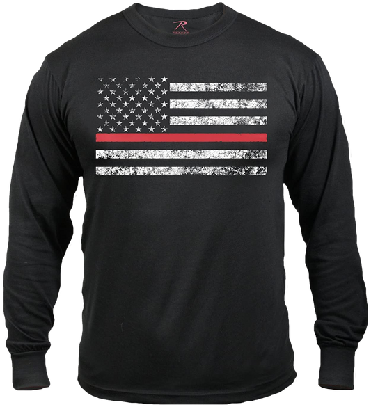 Rothco Thin Red Line Long Sleeve T-shirt