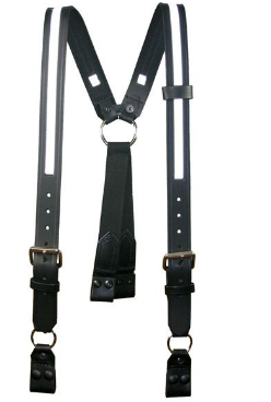 FIREFIGHTER’S SUSPENDERS, LOOP ATTACHMENT, 1/2” REFLECTIVE RIBBON